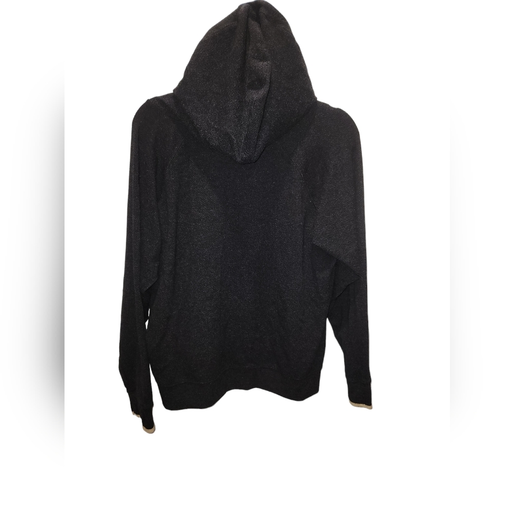 Faherty Legend Sweater Hoodie Large Charcoal - Picture 10 of 10